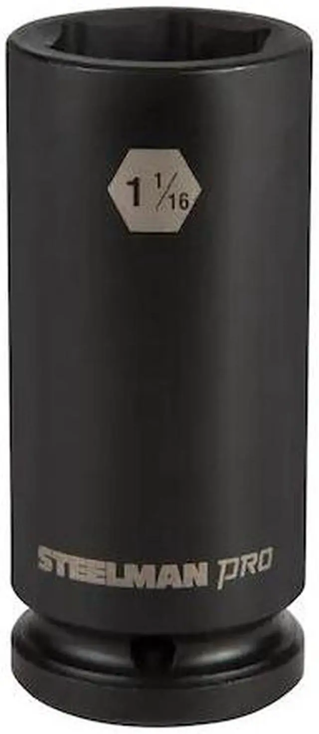 Main image of STEELMAN 79266 3/4" Drive x 1-1/16" 6-Point Deep Impact Socket