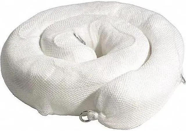 Main image of SPILLTECH WB810SN Sorbent Boom, 38 gal, 8 in x 10 ft, Oil, White, 4 PK