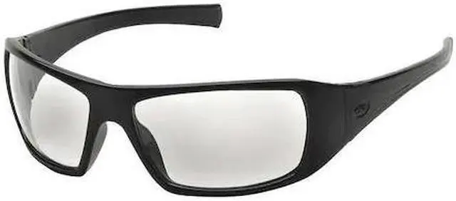 Alt view image 3 of 3 - PYRAMEX SB5610D Goliath Safety Glasses Black Frame And Clear Scratch-Resistant