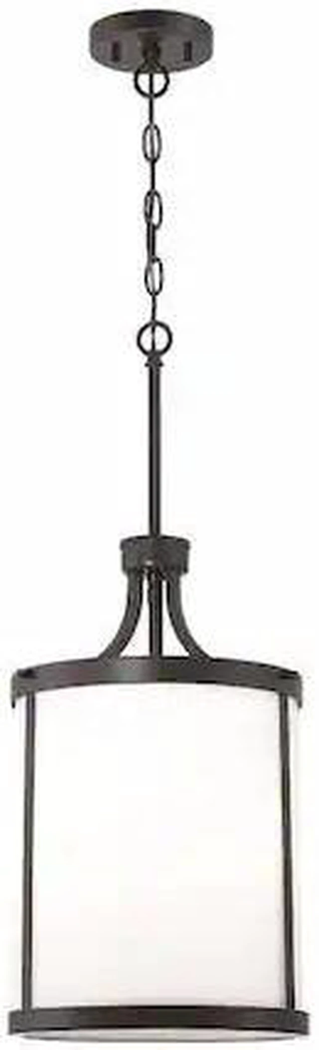 Main image of NUVO 60-6326 Denver 3 Light Pendant Fixture Mahogany Bronze Finish Mahoga