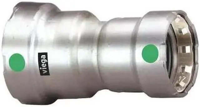Alt view image 2 of 2 - Viega Megapress Stainless 316 Reducer, 3/4" x 1/2" Tube Size   90335