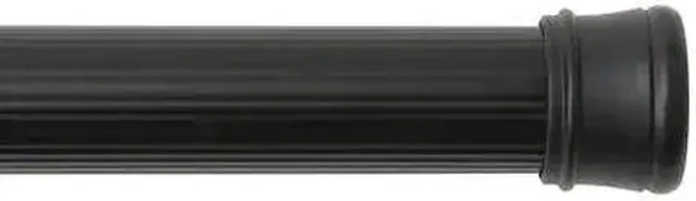 Main image of KENNEY MFG KNUTLYL/5 No Tools Spring Tension Utility Rod, 42-72", Black