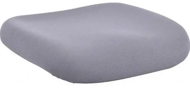 Alt view image 4 of 10 - Lorell Premium Seat - Gray - Fabric - 1 Each