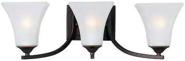 Main image of MAXIM LIGHTING 20100FTOI Aurora 3-Light 21.5" Wide Oil Rubbed Bronze Vanity