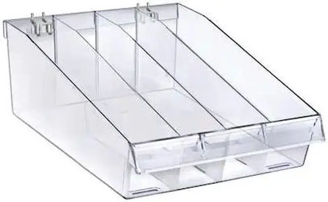 Main image of AZAR DISPLAYS 556134 Divider Bin 11.5"W x 14"D x 5.75"H, PK4