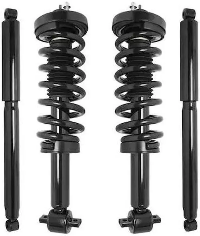 Alt view image 2 of 2 - Unity Automotive 4-11265-252600-001 Fnt & Rr Complete Strut Assembly Shock Kit For 2014 Ford F-150 Extended Cab Only