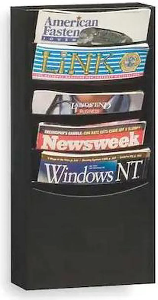 Main image of DURHAM MFG 403-08 Literature Rack,Compartment 5,Blk