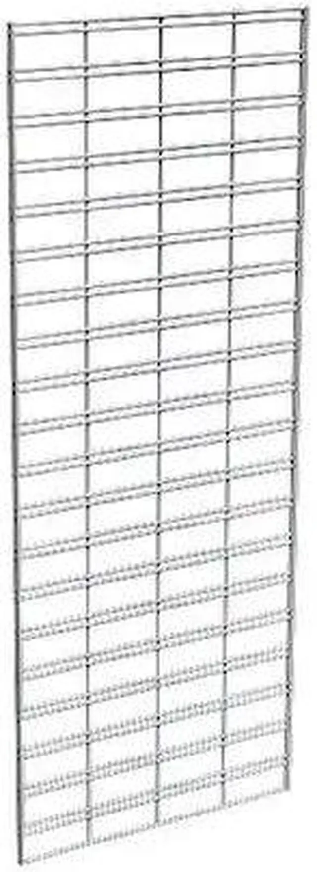 Alt view image 2 of 2 - ECONOCO P3STG25C Wire Slatgrid Panel 2ft. x 5ft., Chrome, 3PK