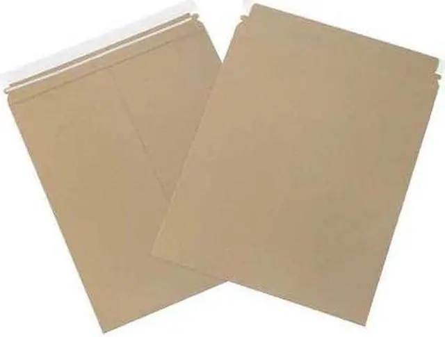 Main image of PARTNERS BRAND RM4K Self-Seal Flat Mailers, 12 3/4" x 15", Kraft, PK100