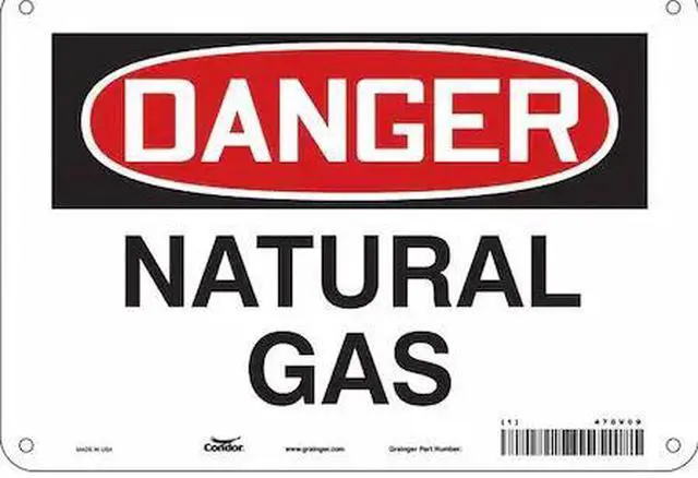 Main image of CONDOR 470V09 Safety Sign, 7 in Height, 10 in Width, Aluminum, Vertical
