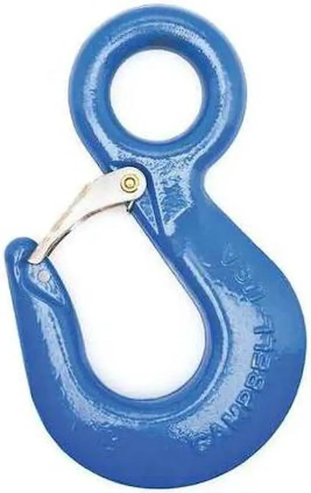 Alt view image 2 of 2 - CAMPBELL CHAIN & FITTINGS 3925115PL Eye Hoist Hook w/ Latch, PL, No. 31, 11