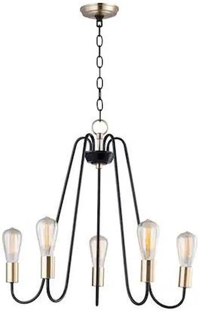 Main image of MAXIM LIGHTING 11735OIAB Haven 5-Light 23.75" Wide Oil Rubbed Bronze / Antique