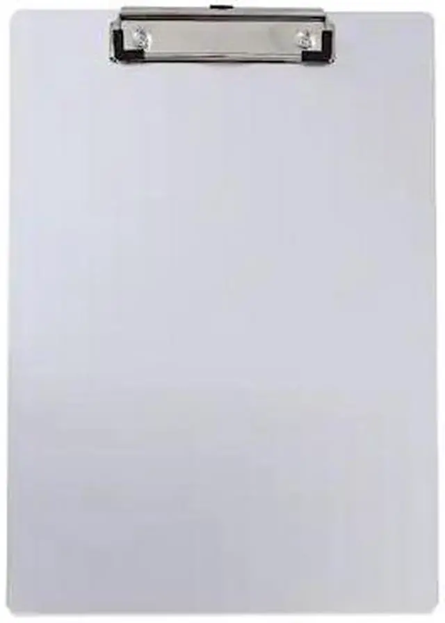 Alt view image 4 of 10 - Universal 40301 Aluminum Clipboard With Low Profile Clip, 1/2 Inch Capacity, 8 X 11 1/2 Sheets