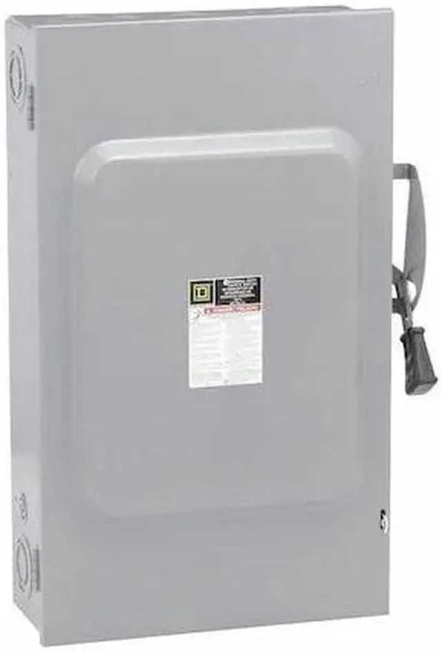 Main image of SQUARE D DU324 Nonfusible, Safety Switch, General Duty, 240 V, 3PST