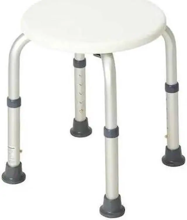 Main image of HEALTHSMART 522-9801-1900 Smooth Shower Stool, 12-1/2" L, Aluminum,