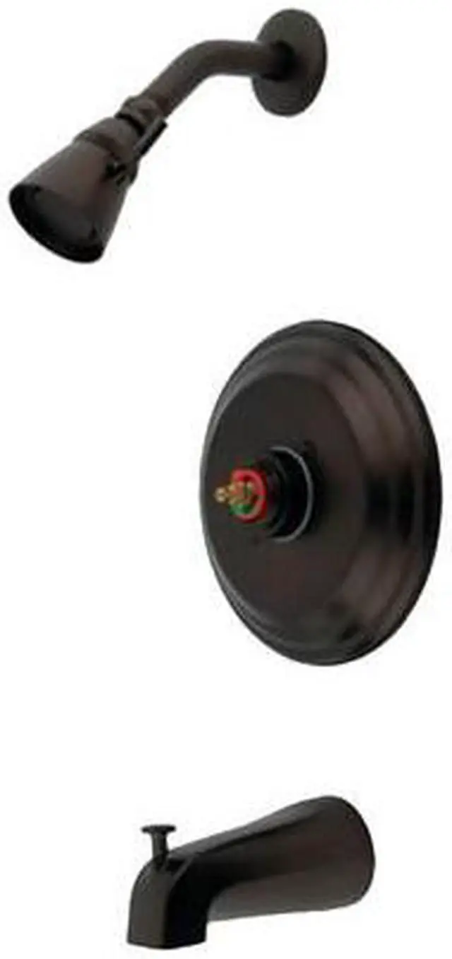 Alt view image 2 of 2 - Kingston Brass KB3635TLH Tub and Shower Trim Only Without Handle, Oil Rubbed Bronze