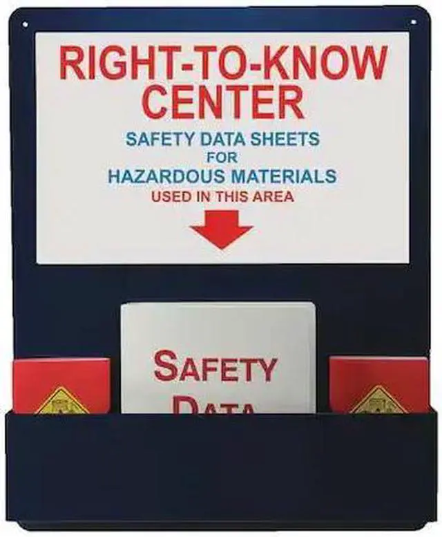 Alt view image 2 of 2 - Accuform Right-To-Know Center,English,30 in. H  ZRS729