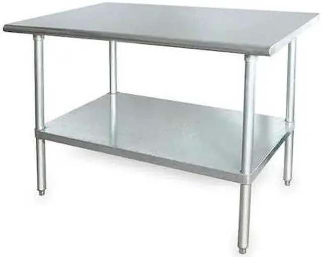 Main image of ZORO SELECT 2KRE7 Fixed Work Table,SS,48" W,24" D