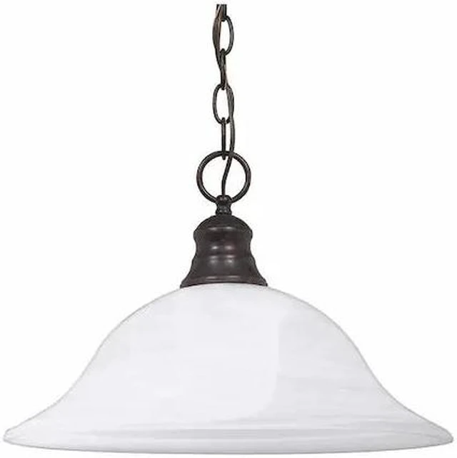 Main image of NUVO 60-391 1-Light 16 in. Pendant - Alabaster Glass