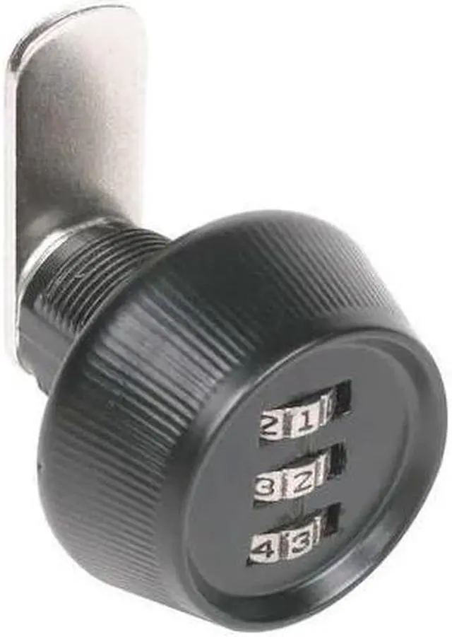 Alt view image 2 of 2 - CCL 39051 Keyless Combination Cam Locks, Chrome, 3/8 in For Door Thickness, 1