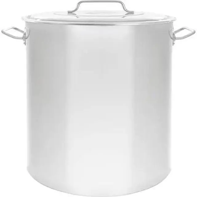 Main image of CONCORD S3539S Stainless Steel Stockpot Brew Kettle w/ Lid, Beer Hops, 40 Quart