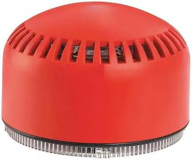 Main image of FEDERAL SIGNAL SLM700R Electronic Sounder,Red Lens,35 to 240mA