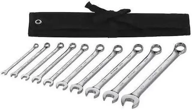 Main image of WESTWARD 54DF91 Combination Wrench Set,10 Pieces,12 Pts
