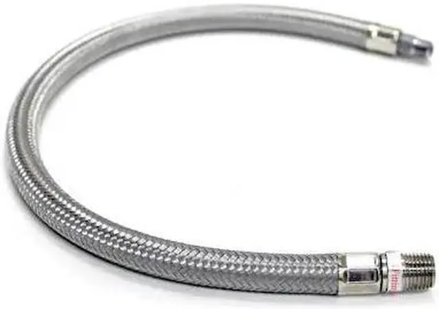 Main image of VIAIR 92801 SS Braided Leader Hose,1/8"M to 1/4"F Sw