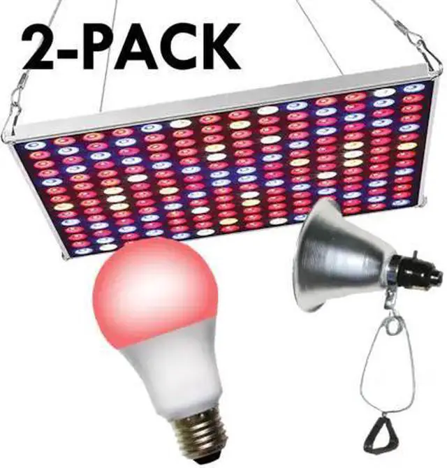 Main image of MIRACLE LED 602235 LED Grow Panel & Clamp On LED Red Spectrum Grow Light Kit 6