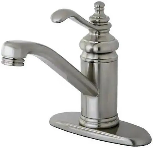 Alt view image 8 of 8 - TEMPLETON 4 SINGLE HDL LAV FCT W/BRS POP-UP-Satin Nickel Finish