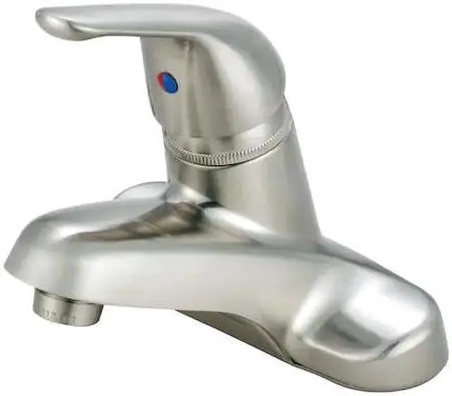 Alt view image 2 of 4 - Kingston Brass GKB548LP Water Saving Chatham Centerset Lavatory Faucet with Single Lever Handle, Satin Nickel