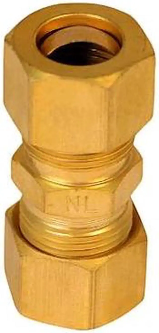 Main image of EVERFLOW C62-58-NL 5/8" O.D. COMP Union Pipe Fitting; Lead Free Brass