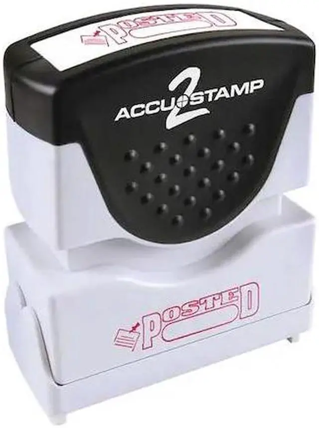 Main image of ACCUSTAMP 2 038845 Microban Message Stamp, Posted, 1/4"