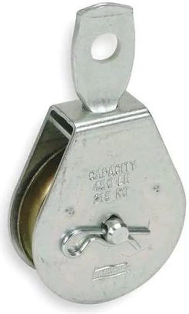 Main image of ZORO SELECT 1RCG3 Swivel Eye Pulley,Zinc