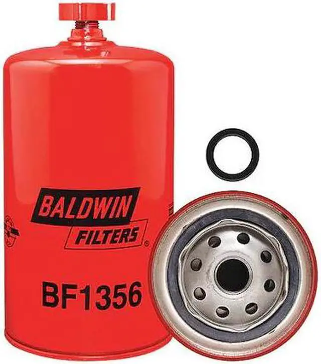 Main image of BALDWIN FILTERS BF1356 Fuel Filter, 7-13/32x3-11/16x7-13/32 In