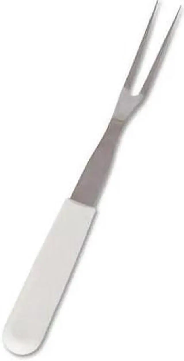 Main image of CRESTWARE KN07 Fork,White,13" L,Stainless Steel