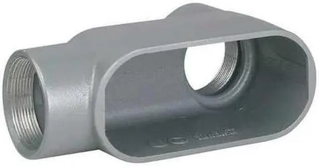 Alt view image 3 of 3 - HUBBELL KILLARK LB17SA Conduit Body,4.0 cu. in. Capacity