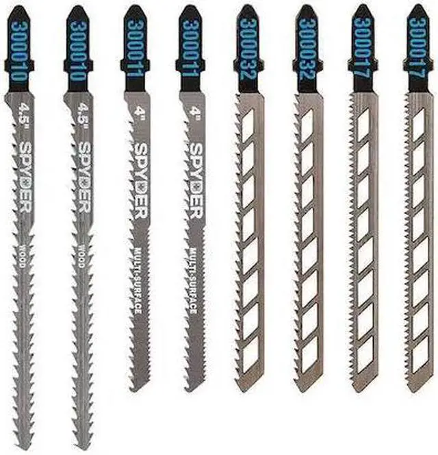 Alt view image 2 of 2 - SPYDER 300037 Jigsaw Blade Set,T-Shank,4 to 4-1/2in. L