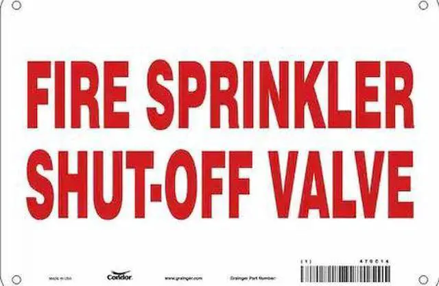 Main image of CONDOR 470C14 Safety Sign,10" W,7" H,0.032" Thickness