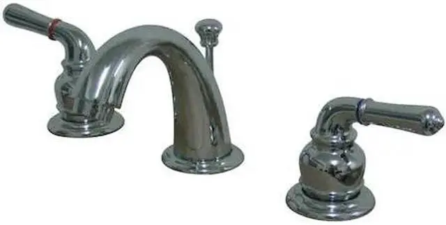 Alt view image 2 of 8 - Kingston Brass KB911 Two Handle 4" to 8" Mini Widespread Lavatory Faucet with Re
