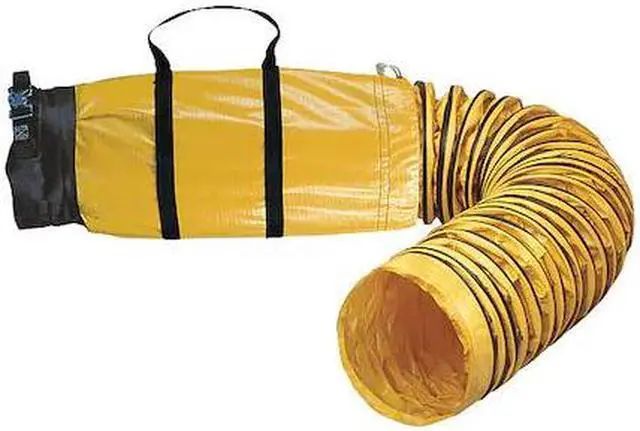 Main image of ALLEGRO INDUSTRIES 9550-15SB Ventilation Duct,Black/Yellow,15 ft L