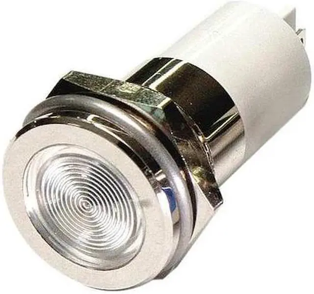 Main image of ZORO SELECT 24M172 Flat Indicator Light,White,24VDC