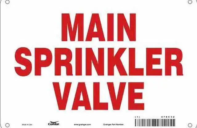 Main image of CONDOR 470C32 Safety Sign,10" W,7" H,0.032" Thickness