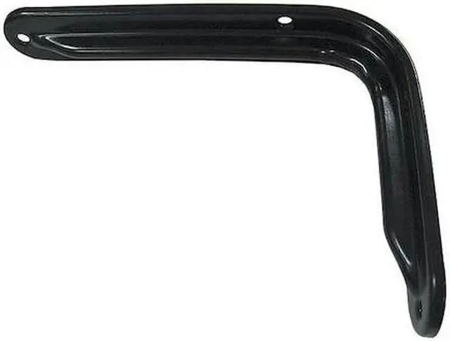 Main image of ZORO SELECT 33TZ33 Shelf Bracket,Steel,Black,11-3/4 in. L