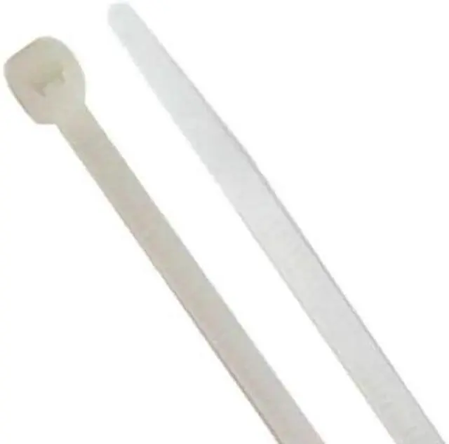 Main image of POWER FIRST 36J133 Cable Tie, 8 in L, 2 in Max Bundle Dia., Natural, Nylon 6/6,