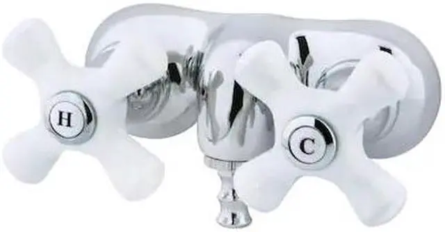 Alt view image 4 of 5 - Kingston Brass CC50T1 Vintage 3-3/8" Wall Mount Clawfoot Tub Filler