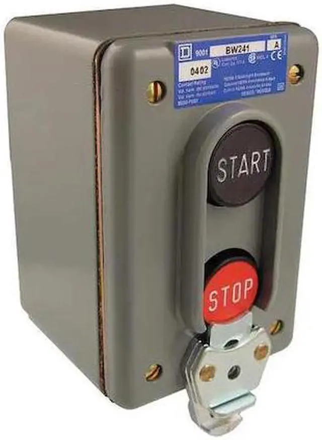 Main image of SQUARE D 9001BW241 Push Button Control Station,1NO/1NC,30mm