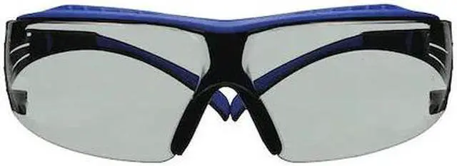 Main image of 3M SF407XSGAF-BLU Safety Glasses, Wraparound Gray Polycarbonate Lens, Anti-Fog,