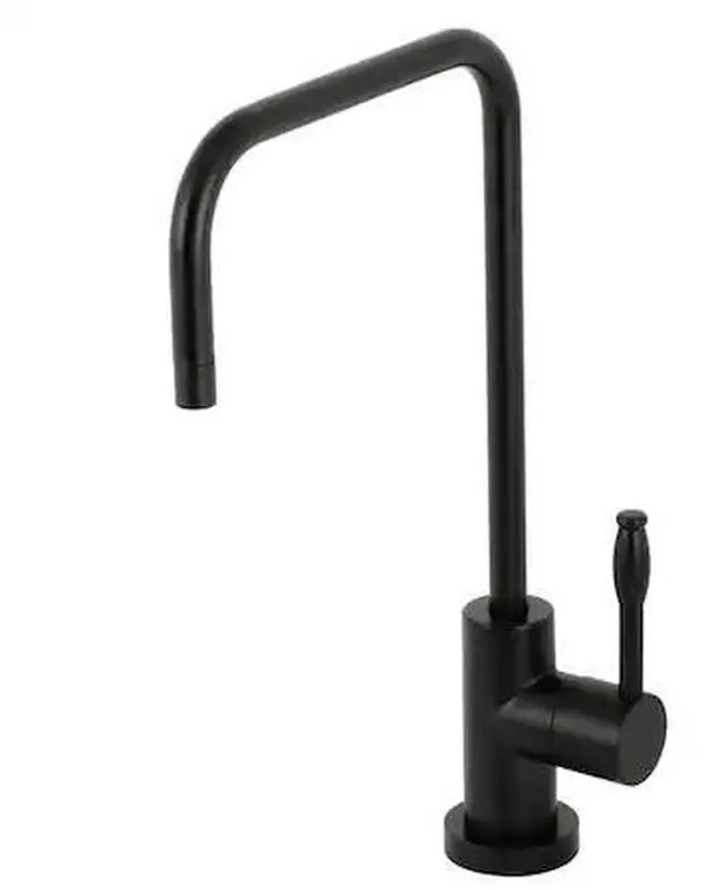 Alt view image 2 of 16 - Kingston Brass KS6190NKL Nustudio Single-Handle Cold Water Filtration Faucet, Matte Black