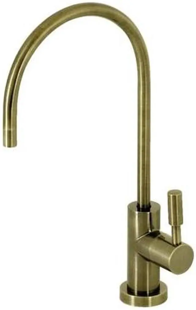 Alt view image 2 of 6 - KINGSTON BRASS KSAG8193DL REVERSE OSMOSIS SYSTEM FILTRATION WATER AIR GAP FAUCET, ANTIQUE BRASS